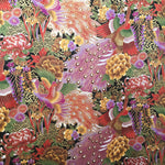 Peacock fabric (purple)