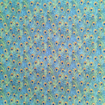 Peacock feather fabric (blue/green)