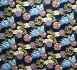 Dragons fabric (black)