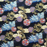 Dragons fabric (black)