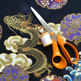 Dragons fabric (black)