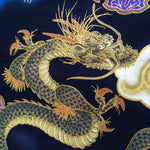 Dragons fabric (black)