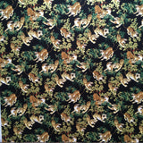 Tiger fabric (black)