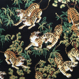 Tiger fabric (black)