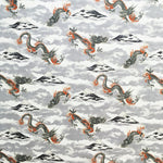 Dragons & Mountains fabric