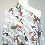 Dragons & Mountains fabric