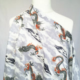 Dragons & Mountains fabric