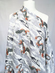 Dragons & Mountains fabric
