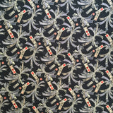 Obi fabric (black)