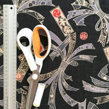 Obi fabric (black)