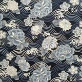 Japanese floral fabric