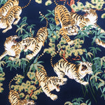 Tiger fabric (blue)