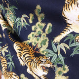 Tiger fabric (blue)