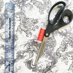 Dragons fabric (grey/white)