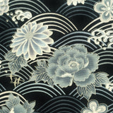 Japanese floral fabric