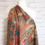 Frida's Garden fabric (terracotta)