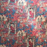 Frida's Garden fabric (terracotta)