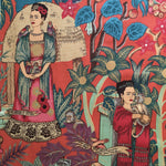 Frida's Garden fabric (terracotta)