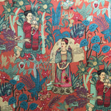 Frida's Garden fabric (terracotta)