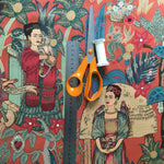 Frida's Garden fabric (terracotta)