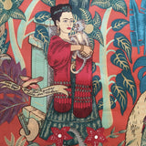 Frida's Garden fabric (terracotta)