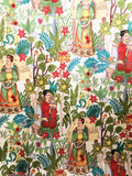 Frida's Garden fabric (light tea)
