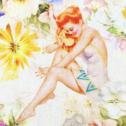 Pin up girls fabric