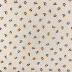 Bee linen-look canvas