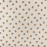 Bee linen-look canvas