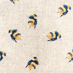 Bee linen-look canvas