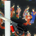 Geisha fabric (black)