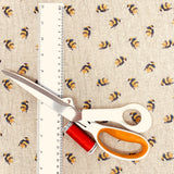 Bee linen-look canvas