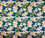 Tigers and Dragons fabric (teal)