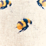 Bee linen-look canvas