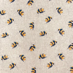 Bee linen-look canvas
