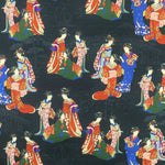 Geisha fabric (black)