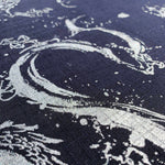Dragons fabric (blue/silver)