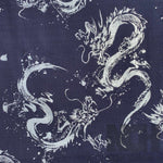 Dragons fabric (blue/silver)