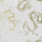 Dragons fabric (ivory/gold)