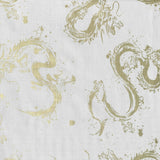Dragons fabric (ivory/gold)