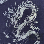 Dragons fabric (blue/silver)