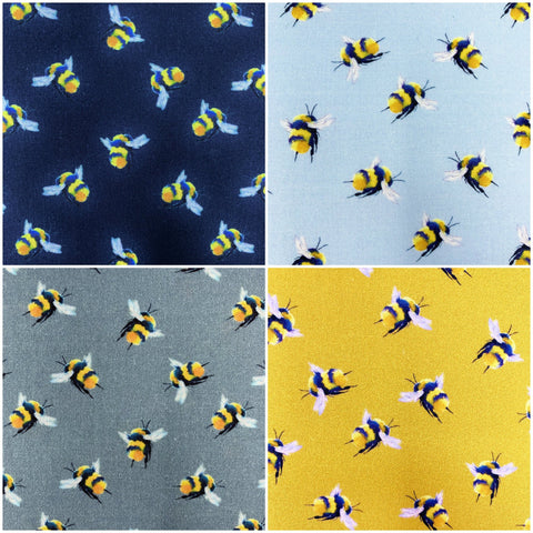 Bee fabric (4 colours)