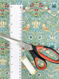 Morris Strawberry Thief (Mini) fabric (aqua)