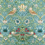 Morris Strawberry Thief (Mini) fabric (aqua)
