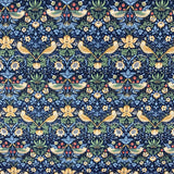 Morris Strawberry Thief (Mini) fabric (navy)
