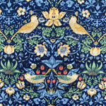 Morris Strawberry Thief (Mini) fabric (navy)