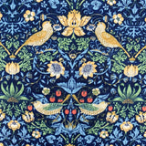 Morris Strawberry Thief (Mini) fabric (navy)