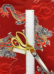 Large dragons fabric (black or red)
