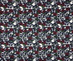 Skulls & Roses fabric