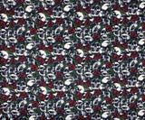 Skulls & Roses fabric